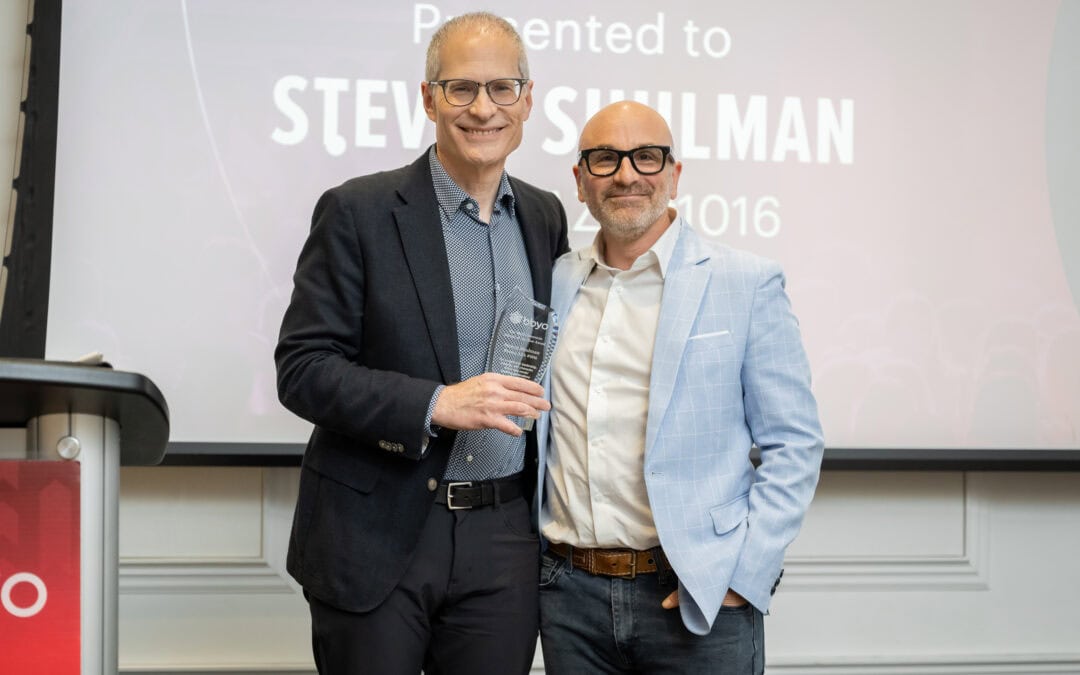 BBYO Eastern Canada presents Alumni of the Year Award to Steven Shulman